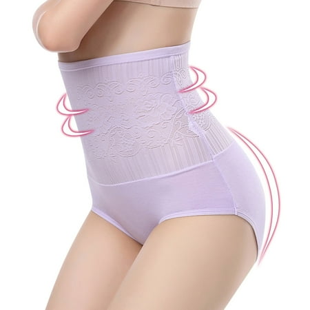 

forestyashe shapers 2pc womens high waist shapewear panties tummy control lifter body shaper panty ladies slim waist trainer pants