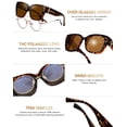 thumbnail image 3 of Gafas de Sol Polarizadas KANASTAL Protección UV400 Color Carey Marrón, 3 of 6