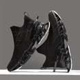 thumbnail image 3 of New Four Seasons Running Shoes with Breathable Mesh Surface, Trendy Men's White Sports Shoes with Soft Bottom, Elastic Shock Absorption, Casual Shoes, 3 of 9