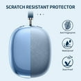 thumbnail image 3 of Fintie Case for AirPods Max 2 (2026) and AirPods Max 1 (2024/2020) Headphone, Soft TPU Clear Anti-Scratch Protective Cover, Transparent Accessories Skin Protector (Clear Blue), 3 of 13