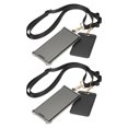thumbnail image 1 of Uxcell Lanière Universelle pour Cellulaire, 2 Pcs Sangle Réglable en Polyester Anti-Vol avec Patchs pour Concerts Gym Voyage Mains Libres Sécurisée, Noir, 1 of 6