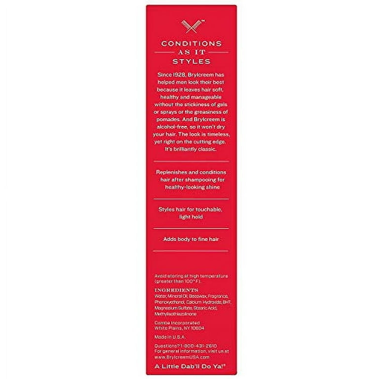 Brylcreem 3 in 1 Men's Hair Cream - High Shine, Styling