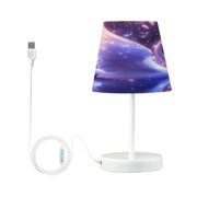 BZSMCE Table Lamp Creative Starry Elegance Pattern Simple Pattern Night Light