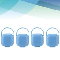 FELTECHELECTR 4Pcs Pacifier Container for Travel Pacifier Storage Box for Infants
