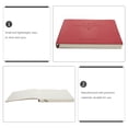 thumbnail image 4 of Miangastore Manuel de Formulation Rouge Design Simple Rectangulaire 1 Pce 10.2x7.9x1.6in, 4 of 9