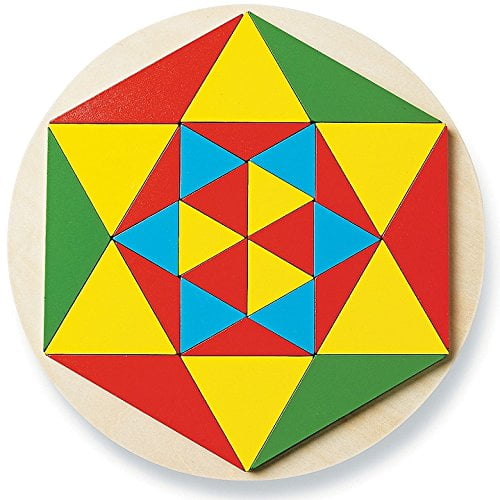 Wooden Mosaic Puzzles: Sun