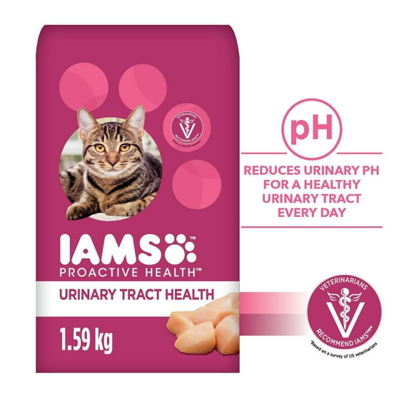 Iams Proactive Health Adult Urinary Tract Care Dry Cat Food with Chicken, 1.59-3.18kg