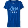 thumbnail image 1 of Camiseta gráfica Aeropostale Aero 1897 Mujer Azul Extragrande, 1 of 1
