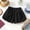 Black, variant on Girls Bubble Shorts Elastic Waist Casual Summer Shorts Kids Cute Ruffled Bottoms Beach Wear 1-8 Years