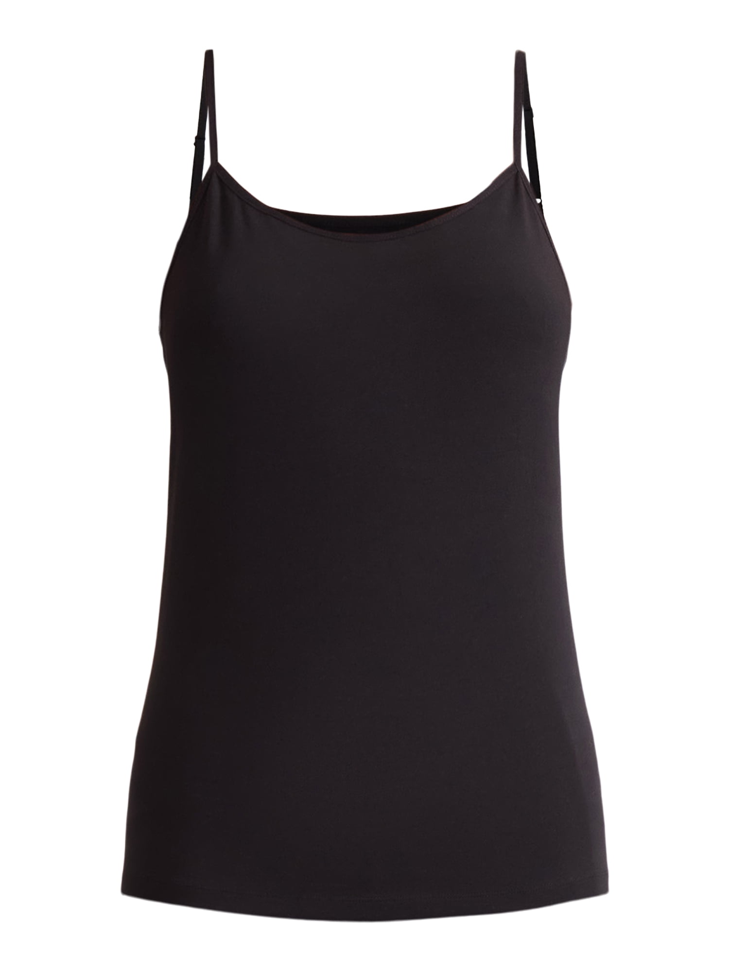 Time and Tru Women’s Cami Top with Adjustable Straps, Sizes XS-XXXL