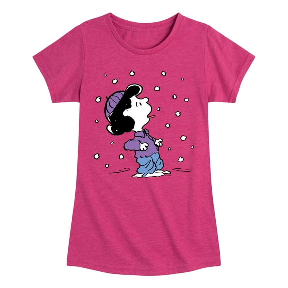 Peanuts - Lucy Snow - Toddler & Youth Girls Short Sleeve Graphic T-Shirt
