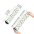 thumbnail image 5 of Bingfone Cute Avocado Yoga Design Patterned Men'S Women'S Casual Cotton Socks, 5 of 9