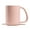 Matte Pink, variant on CURVD 18 oz Coffee Mug, Matte Dark Blue, Dishwasher/Microwave Safe, 100% Chemical-Free Ceramic Cup