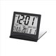 thumbnail image 2 of 2X Reloj Despertador Digital LCD Plegable Electrónico Reloj Higrómetro de Temperatura de Escritorio Estación Meteorológica Reloj de Mesa de Escritorio Negro, 2 of 5