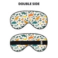 thumbnail image 2 of Uemuo Dinosaurs and Tropical Leaves Pattern Sleep Eye Mask - Light Blocking Sleep Mask Blocking Out Light Perfectly, Soft and Comfortable Night Eye Mask, Eye Blinder, 2 of 7