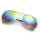 thumbnail image 2 of Qarigey Gafas de sol Novedad de alto rango Diferentes vibrantes Resistentes Ligeras Mano de obra fina Diseño único Gafas redondas Lentes Oro + Multicolor Qarigey AP008819-04, 2 of 6