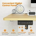 thumbnail image 5 of Electric Height Adjustable Standing Desk,Sit to Stand Ergonomic Computer Desk,White,55'' x 24", 5 of 5