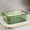 Green, variant on Clear Acrylic Storage Organizer Box, Semi-Transparent Makeup Vanity Holder For Bathroom Countertop, Multipurpose Cosmetic Container