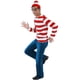 thumbnail image 4 of ¿Dónde está Waldo ahora? Disfraz de Cosplay de rayas rojas y blancas, camiseta para hombre adulto, suéter, sombrero y gafas para traje de fiesta de Navidad y Halloween, 4 of 4