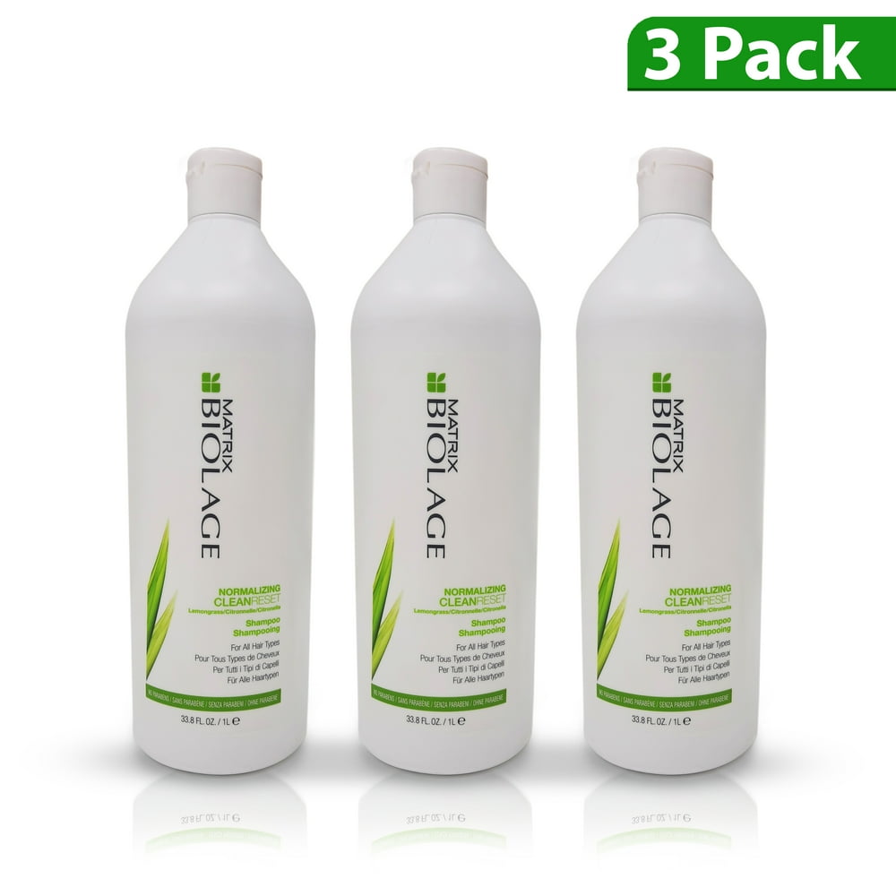 Matrix BIOLAGE Normalizing Clean Reset Shampoo 33.8 oz Pack of Three