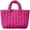 Rose, variant on Kukuzhu Tote Bag for Women,Puffer Tote Bag Large Satchel Handbag Stylish Shoulder Bag Hobo Purses 2023