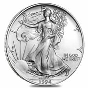 Roll of 20 - 1994 1 oz Silver American Eagle $1 Coin BU