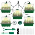 thumbnail image 1 of Bandeja Seed Starter con Grow Light GOONMILL, 5 paquetes, 1 of 7