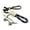 style4, variant on Dinosaur Keychain with Zinc Alloy Braided Strap, Cute Portable Accessory, Secure Car Key Holder