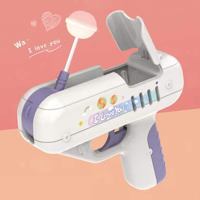 Candy Gun Toy, Lollipop Gun Toy para TIK Tok Video, Sorpresa para Boy/Girl Friend Xemadio WMZL-1289-2