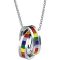 thumbnail image 1 of Rainbow Pendant Necklace with Chain, 1 of 4
