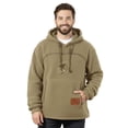 thumbnail image 6 of Stralyhd Unisex Hoodies Pet Holder Cozy Soft Sweatshirts with Large Pocket Fleece Pet Carrier Hoodie Long Sleeve Animal Holder Pullover Khaki M, 6 of 9