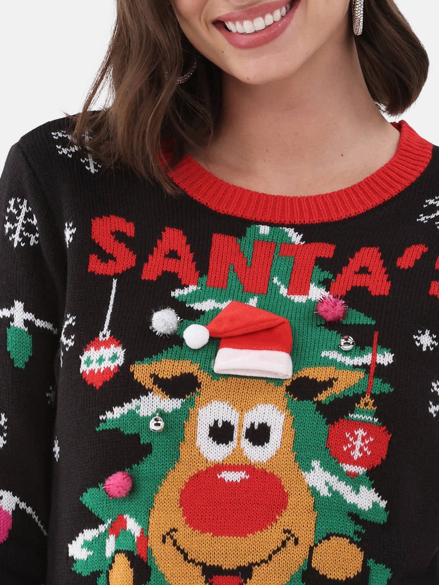 No Boundaries Christmas Sweater, Women's
