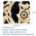 thumbnail image 5 of PhooArto Comfortable Mouse Pad Black Raven Dreamcatcher Pattern Desktop Mousepad , 21 x 25 cm Mouse Mat, Non-Slip Rubber Base, Improves Speed and Precision, 5 of 7
