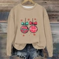 thumbnail image 2 of HAiming Chemise de Noël Garçons Filles Manches Longues Col Rond Chandail Xmas Vêtements Imprimés Mignons, 2 of 3
