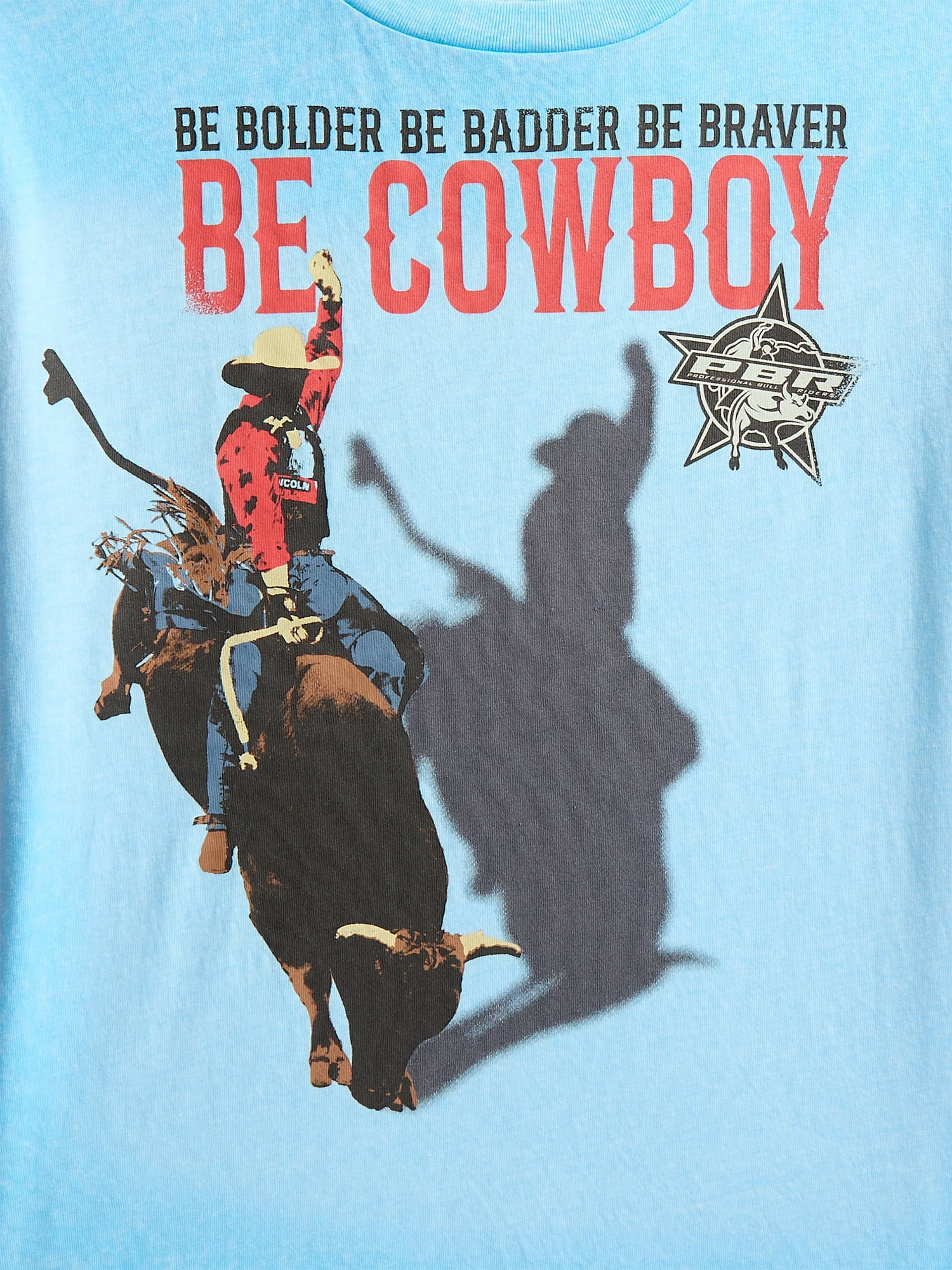 Professional Bull Riding Boys Graphic Tee with Short Sleeves, Sizes 4-18