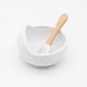thumbnail image 1 of Baby Suction Bowl With Spoon, Silicone Bowl & Spoon Set, Kids, Toddlers - Baby Weaning Food Bowls - First Stage Self-Feeding Tableware Set, 1 of 4