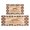 Café Ferme Plaid-1, variante sur Tapis de Cuisine Style Ferme à Carreaux pour Sol Antidérapant, Ensemble de 2 Tapis Absorbants pour Évier Tapis de Couloir Imperméable pour Buanderie, Tapis de Cuisine 17.7x24+17.7x48 Pouces