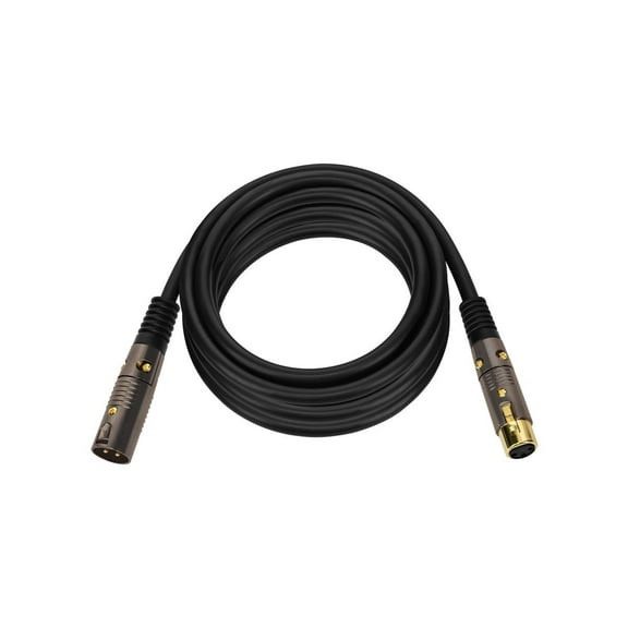 Monoprice Premier Series - Microphone extension cable - XLR3 female to XLR3 male - 25 ft - shielded