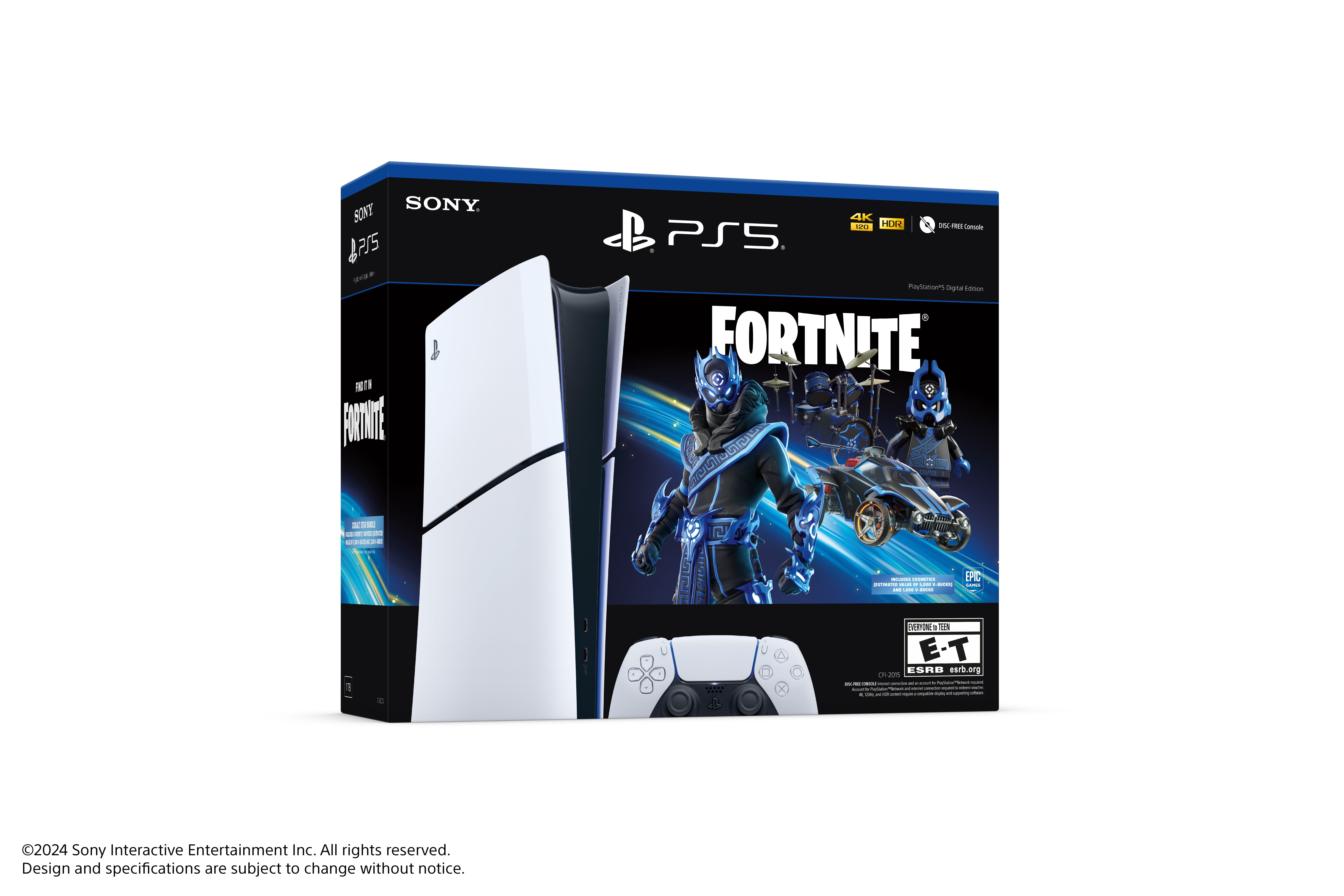 PlayStation - PlayStation 5 デジタルエディション　Cobalt Starパック PlayStation 5 Digital Edition – Fortnite Cobalt Star Bundle