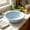 White, variant on Durable Multipurpose Plastic Wash Basin, Sturdy Round Tub for Kitchen Bathroom Dorm Laundry Vegetable Washing, Beige