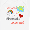 thumbnail image 4 of Inktastic Someone in Minnesota Loves Me Boys or Girls Baby Bodysuit, 4 of 5
