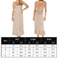 thumbnail image 3 of Vestido Largo De Verano Para Mujer Gran oferta de verano 2023, nuevo vestido sin mangas elegante de satén con volantes avanzado Cgtredaw Para estrenar, 3 of 6