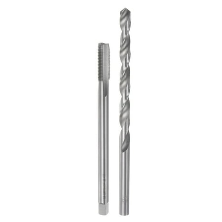 

Uxcell 3/8-24 UNF H2 Straight Flute Thread Tap 8.5mm Drill Bit Set High Speed Steel