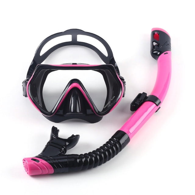 Altas gafas de natación claras panorámicas de la máscara de snorkel del buceo libre moderadas