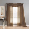 thumbnail image 2 of Diamond Sheer Voile Curtain Panels, 2 of 5