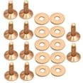 thumbnail image 1 of Rongfmy Rivets and Burrs Washers Fastener Studs for Saddlery Tack Repair Leather Working B, 1 of 7