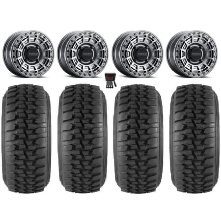 Method 415 Bdlk 15 Wheels Gr +38mm 32 Desert Series Tires Can-Am Maverick X3 / Honda Pioneer 1000 / Talon