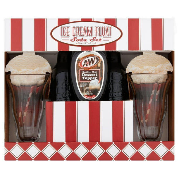 A&W Ice Cream Float Soda Set, 12 Oz.