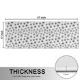 thumbnail image 5 of Kitchen Rugs Sets Of 2,Black and White Christmas Snowflake Pattern Anti Fatigue Kitchen Mat Rugs Non Slip Washable,Decorative Kitchen Floor Mats for Kitchen,Sink,Laundry,17"X47", 5 of 5