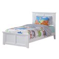 thumbnail image 2 of Traditional Twin XL Bed Frame - Hardwood Bed with Footboard - Classic Design - HomeStock, 2 of 4